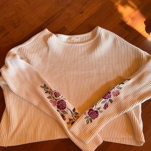 L.A Hearts long sleeve crop top sweater
